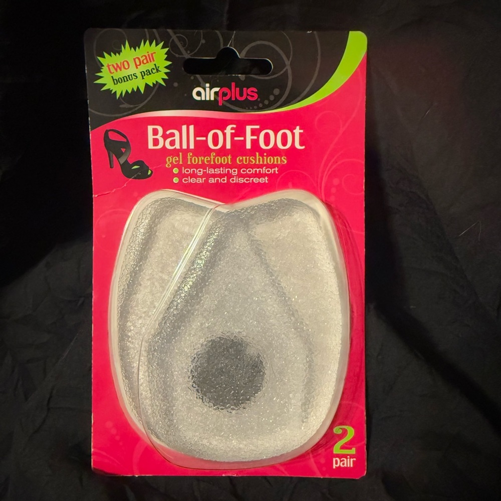 Air-Plus Ball of Foot Gel Forefoot Cushions 1 pair‎